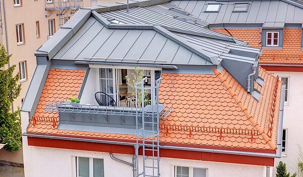 Appartement au dernier étage avec 1 pièce | München-Sendling | 700402 | Blick auf die Dachterrasse