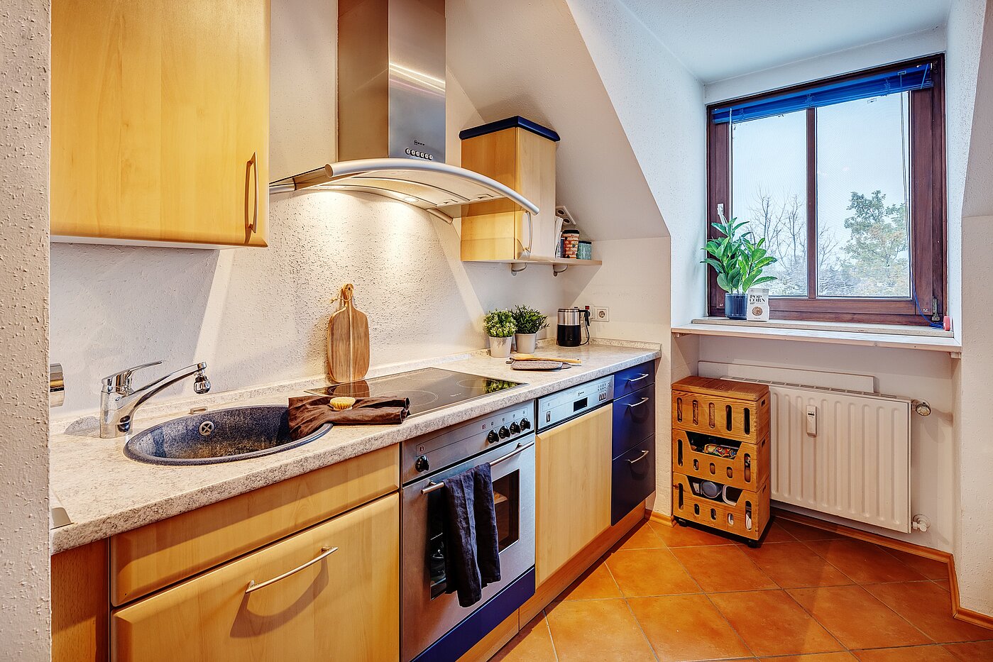 Appartement avec 2 pièces | Germering | 70029 | Küche mit Fenster