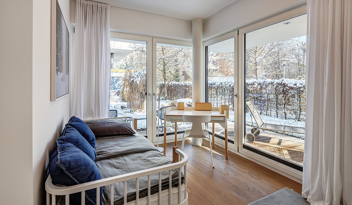 Appartement au rez-de-chaussée avec 3 pièces | 70309 | Bodentiefe Fenster