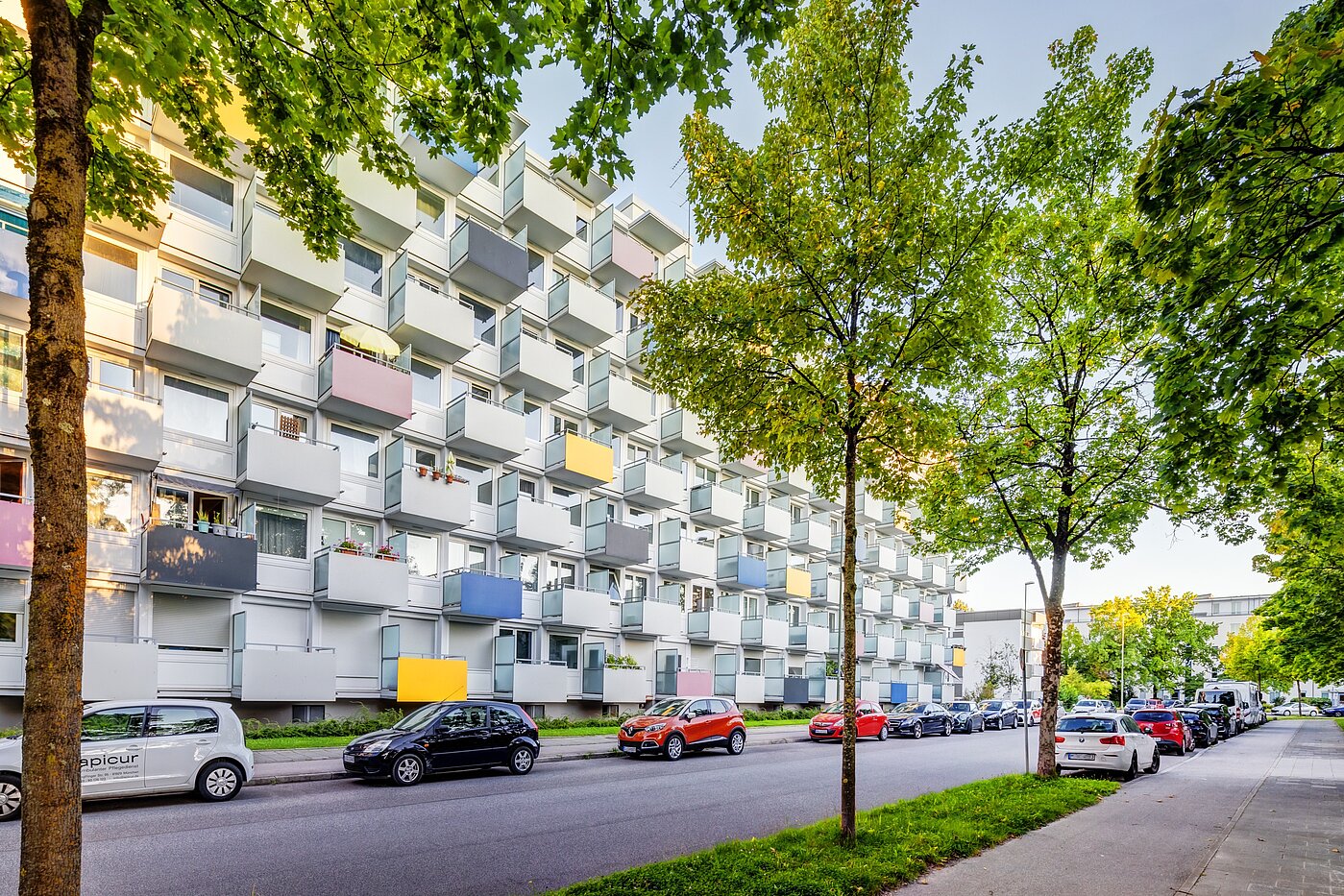 Appartement avec 1 pièce | München-Bogenhausen | 70264 | Ansicht von der Daphnestraße. aus