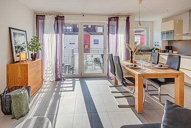 Giesing : appartement lumineux et bien agencé de 2,5 pièces - libre