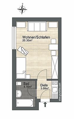 nicht Maßstabsgetreu