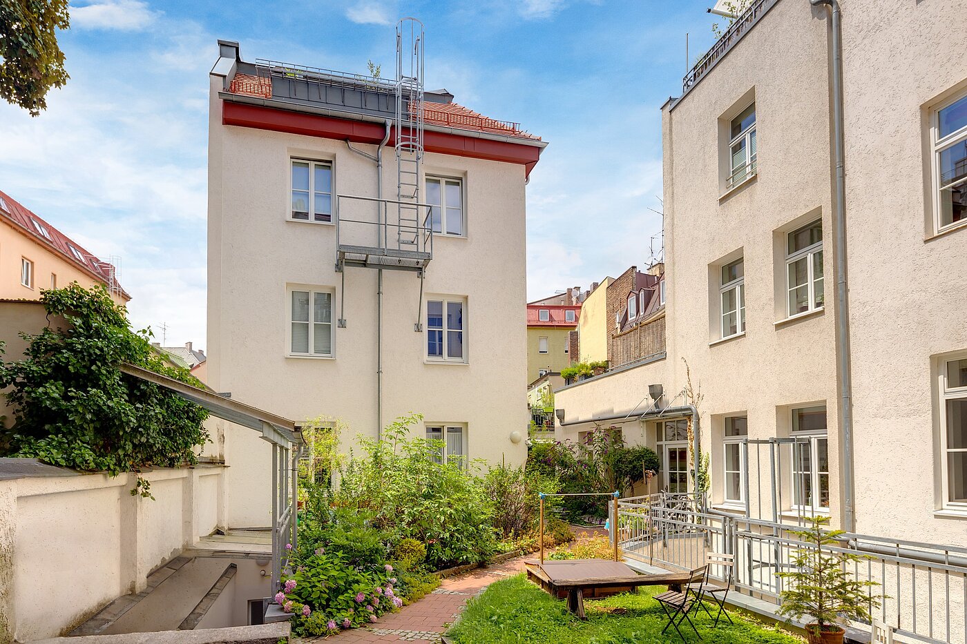 Appartement au dernier étage avec 1 pièce | München-Sendling | 700402 | Ansicht Rückgebäude
