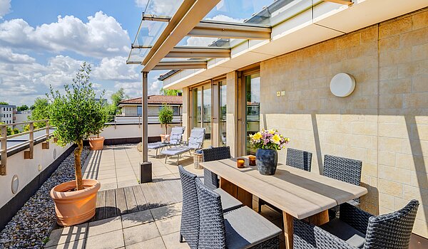 Penthouse avec 3.5 pièces | München-Oberföhring | 70237