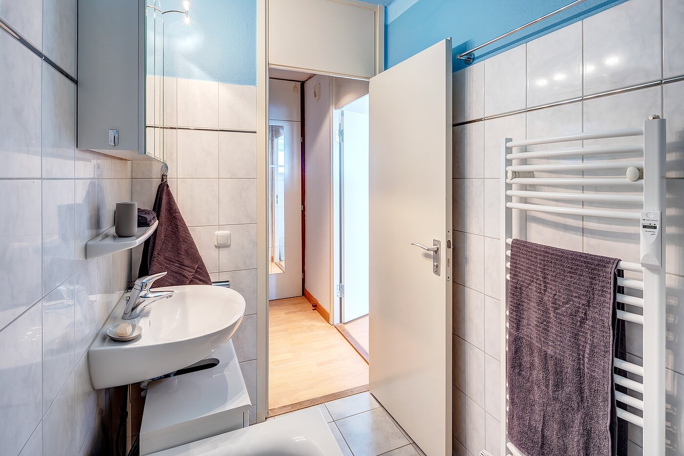 Appartement avec 1 pièce | München-Solln | 700901 | Bad mit Handtuchheizkörper...
