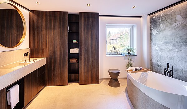 Maison d'angle mitoyenne avec 6 pièces | München-Trudering | 70191 | Elegantes Bad...