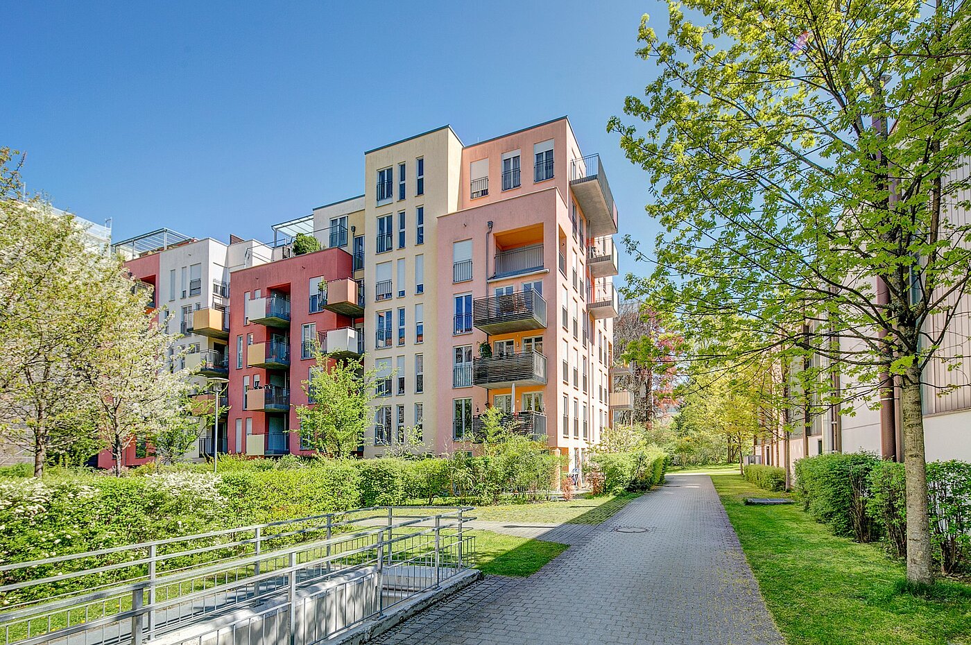 Appartement au rez-de-chaussée avec 1.5 pièces | München-Ramersdorf | 2004ML6 | Blick von Westen