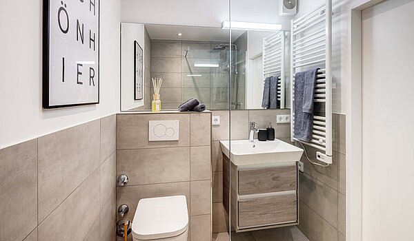 Appartement avec 1 pièce | München-Bogenhausen | 70457 | Badezimmer