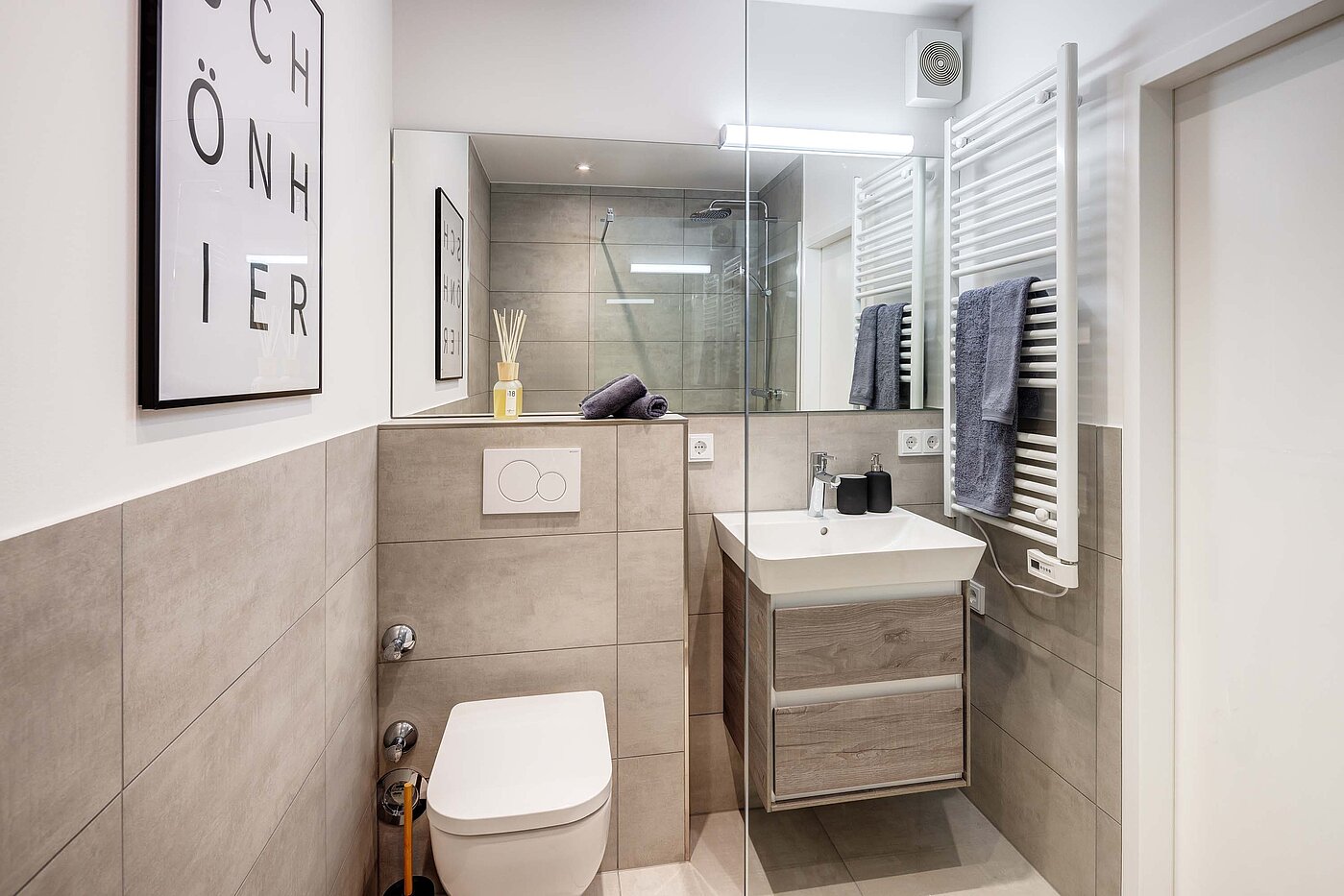 Appartement avec 1 pièce | München-Bogenhausen | 70457 | Badezimmer