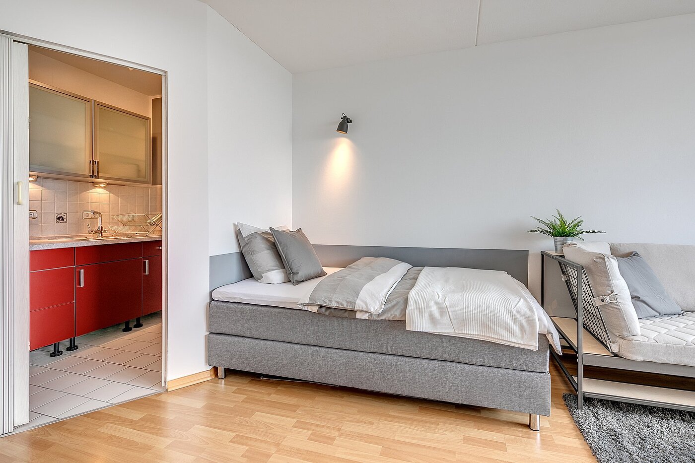 Appartement avec 1 pièce | München-Moosach | 1903ML3 | Blick in die Küche