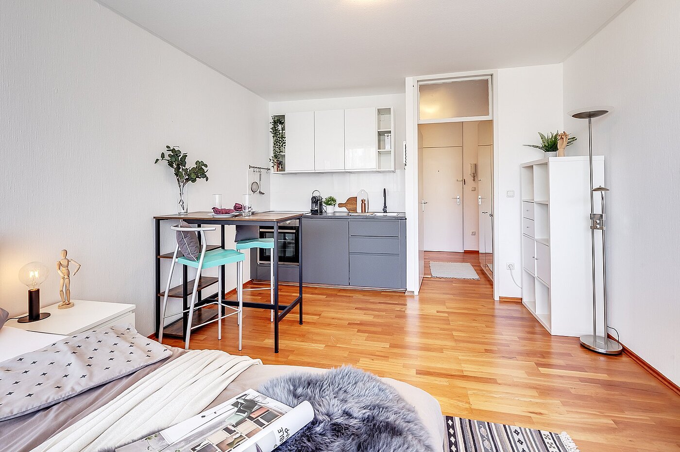 Appartement avec 1 pièce | München-Bogenhausen | 2103ML6 | Der Wohnraum klar strukturiert