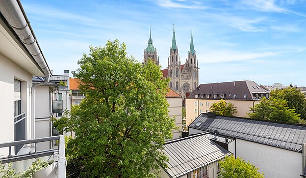 Appartement avec 3 pièces | München-Ludwigsvorstadt | 70488 | ...Blick ins Grüne