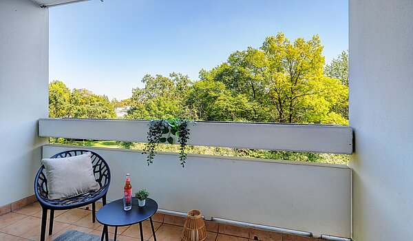 Appartement avec 3 pièces | München-Bogenhausen | 70261 | ...und Balkon