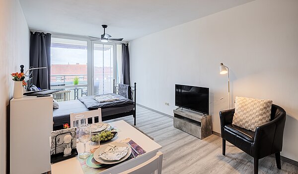 Appartement avec 1 pièce | München-Haidhausen | 70482 | Wohnbereich
