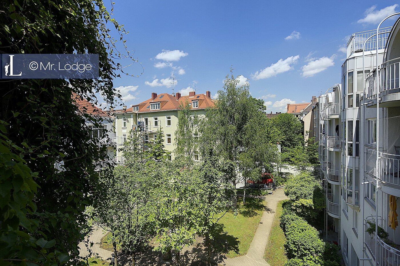 Appartement avec 2 pièces | München-Lehel | 1605ML6 | Balkonausicht