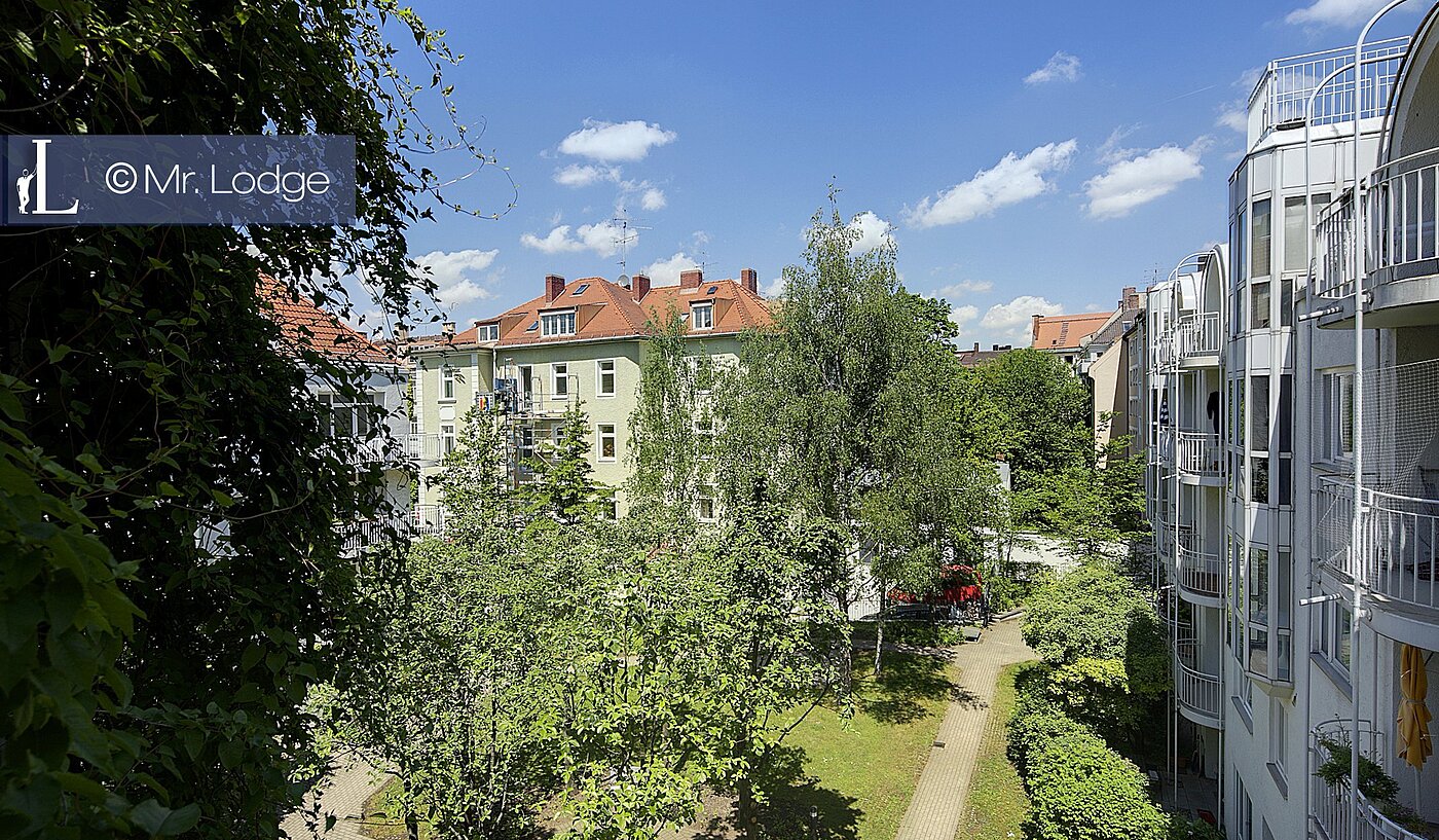 Appartement avec 2 pièces | München-Lehel | 1605ML6 | Balkonausicht