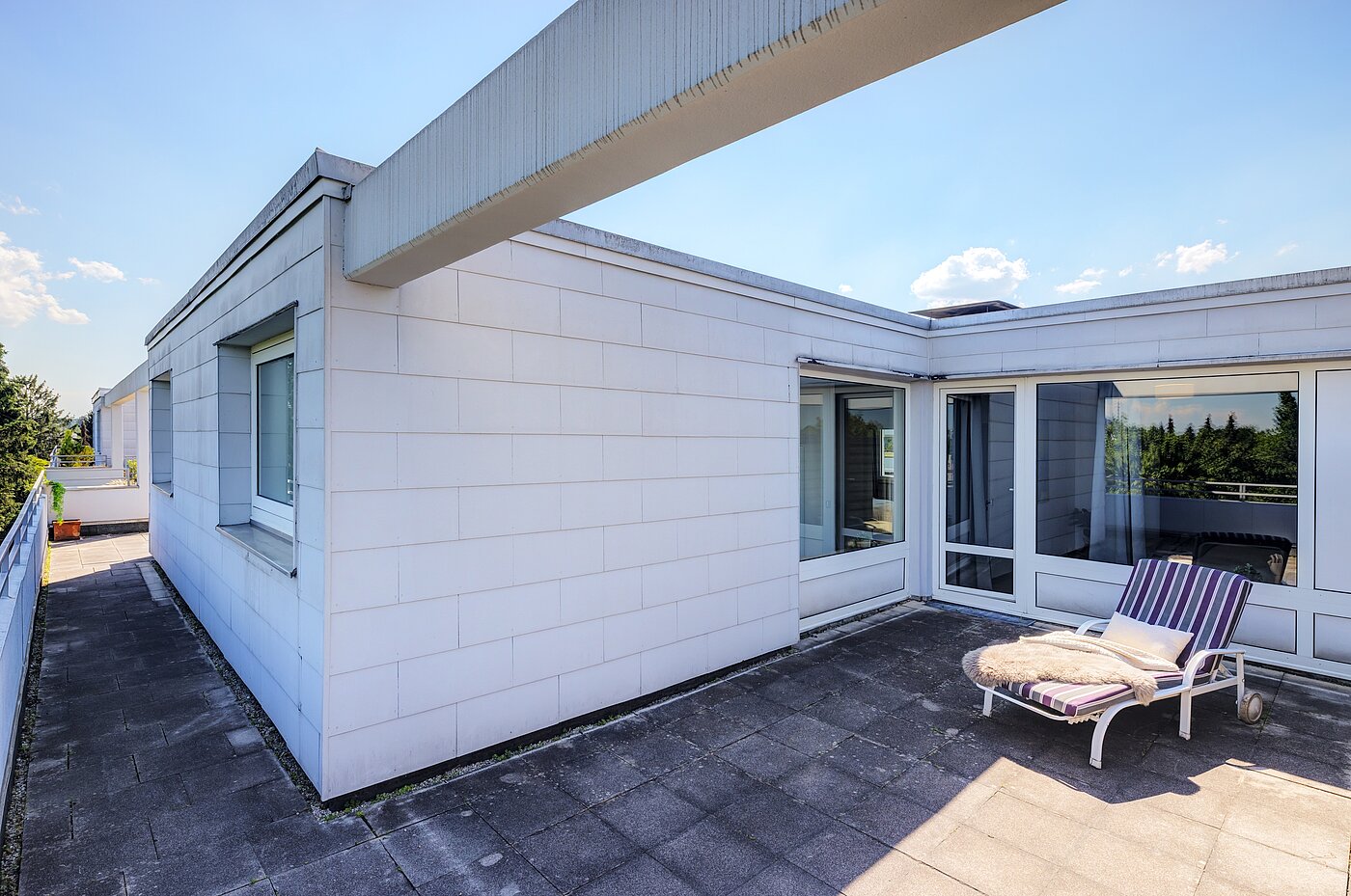 Terrassenwohnung avec 3.5 pièces | München-Berg am Laim | 123456 | Dachterrasse