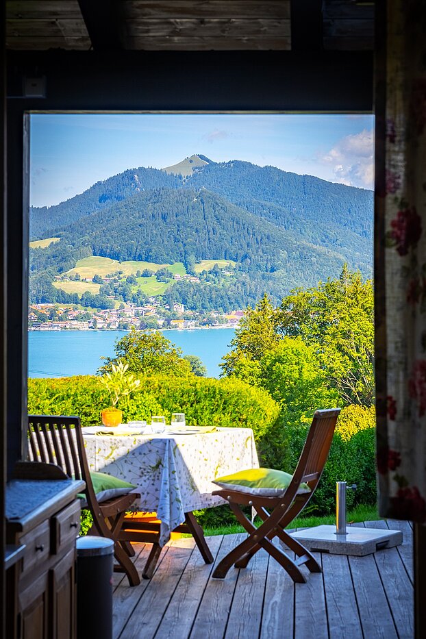 Appartement au rez-de-chaussée avec 3 pièces | Bad Wiessee | 70053 | Blick auf Bad Wiessee