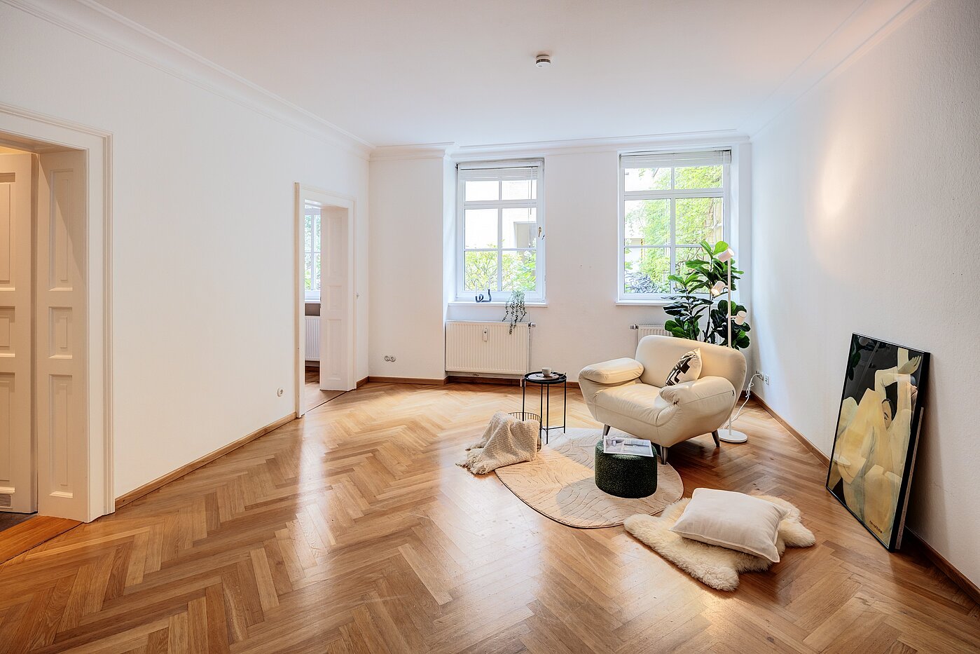 Appartement au rez-de-chaussée avec 1 pièce | München-Haidhausen | 70228 | ...mit Fischgrätparkett