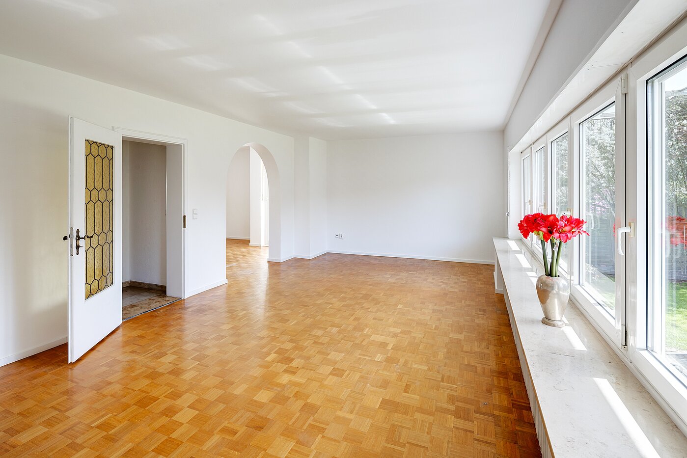 Maison jumelée avec 4 pièces | München-Solln | 70120 | Helles Wohnzimmer