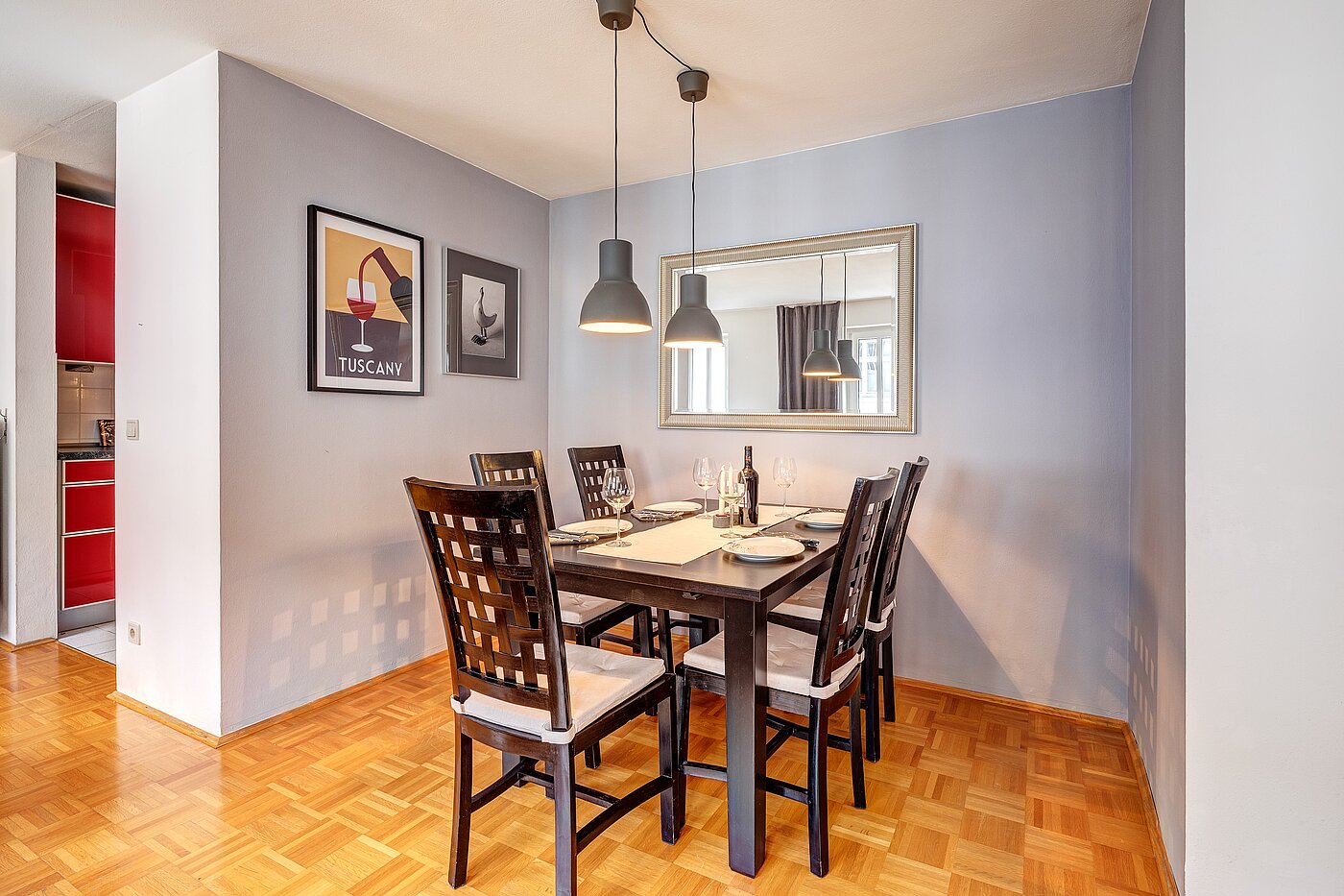 Appartement en duplex avec 3 pièces | München-Lehel | 2209ML5 | ...Essbereich mit offener und...