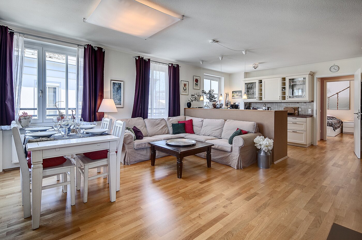 Appartement en duplex avec 4 pièces | München-Haidhausen | 1704ML1 | großes Wohnzimmer