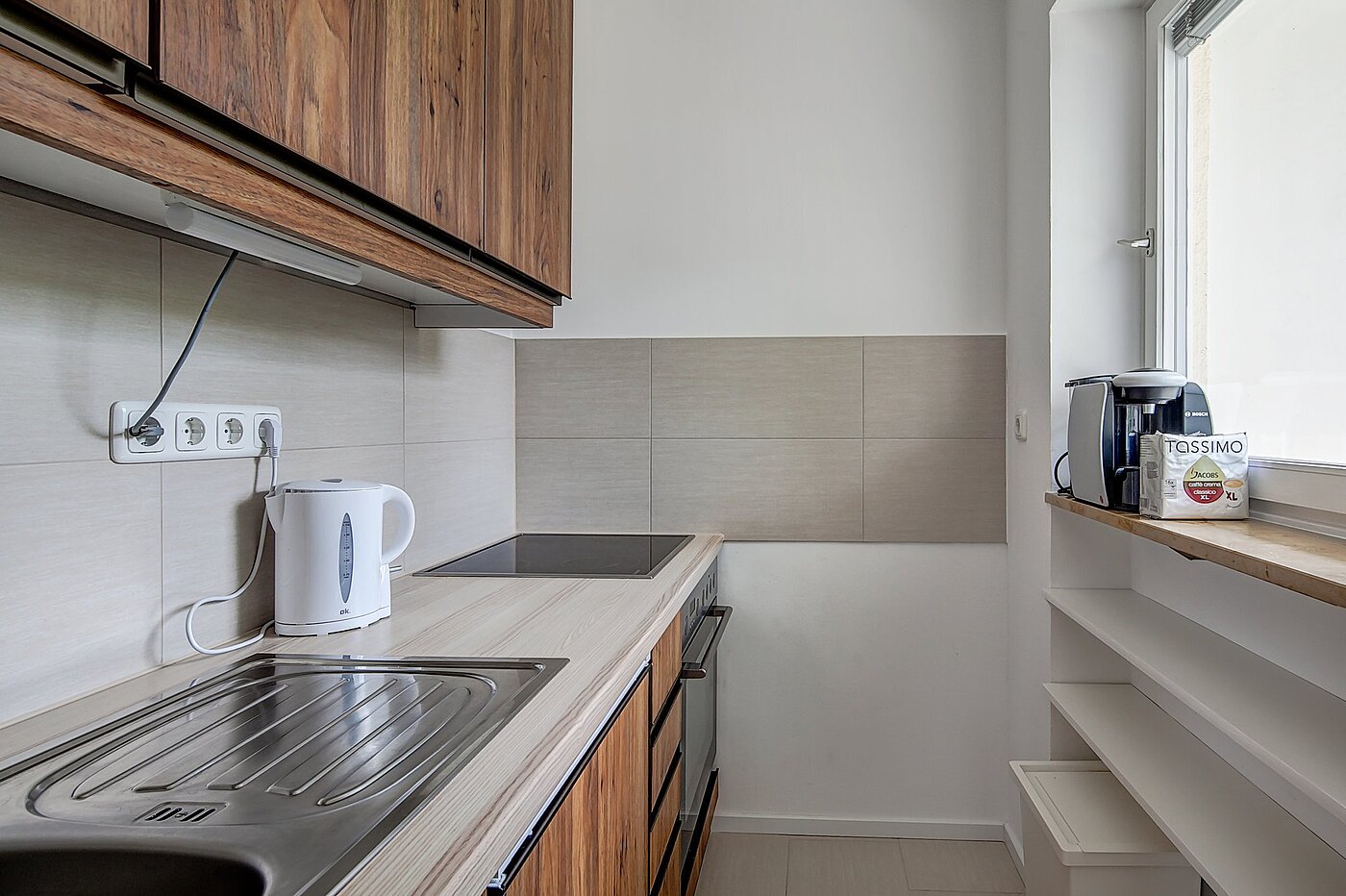 Appartement avec 1 pièce | München-Solln | 1810ML4 | Küche mit Fenster
