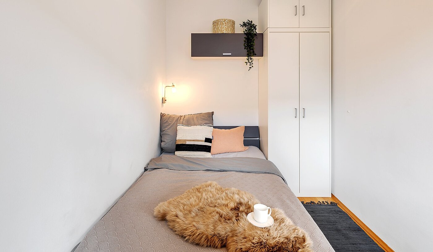 Appartement avec 1 pièce | München-Pasing | 2108ML2 | Das Schlafzimmer ...