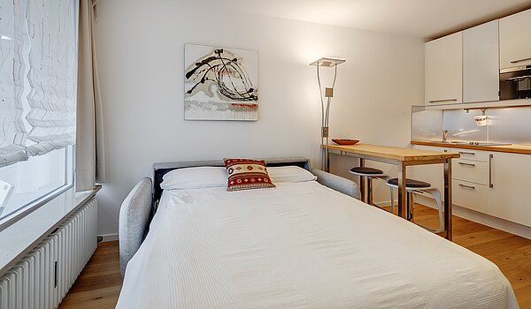 Appartement avec 1 pièce | München-Schwabing | 70475 | ... mit Schlafsofa...