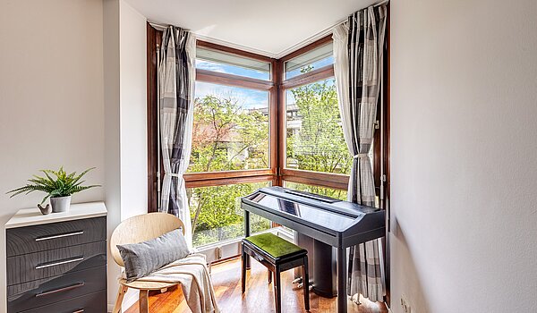 Appartement avec 3 pièces | München-Schwabing | 2202ML12 | Viel Licht strömt ein