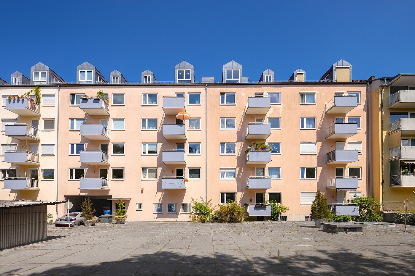 Appartement avec 3 pièces | München-Obergiesing | 70028 | Hofansicht