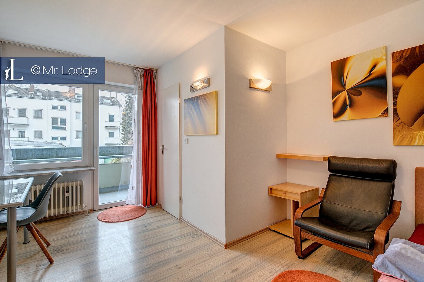 Appartement avec 1 pièce | München-Milbertshofen | 1710ML5 | Wohn- Schlafraum