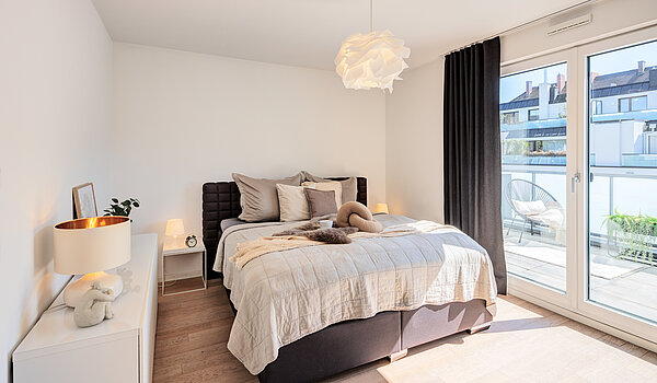 Penthouse avec 2 pièces | München-Bogenhausen | 70385 | Entspannt schlafen...