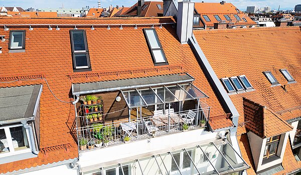 Appartement avec 5 pièces | München-Neuhausen | 70140 | Vogelperspektive