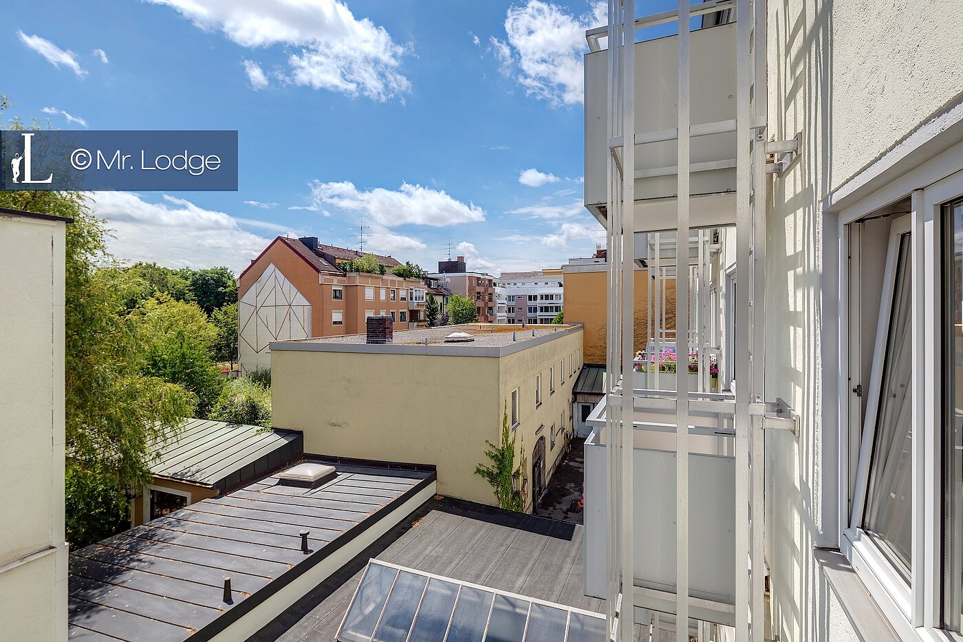 Appartement avec 1 pièce | München-Neuhausen | 1703ML9 | Blick vom Balkon