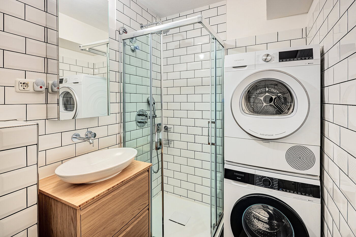 Appartement avec 3 pièces | München-Haidhausen | 70447 | Badezimmer mit Waschmaschine