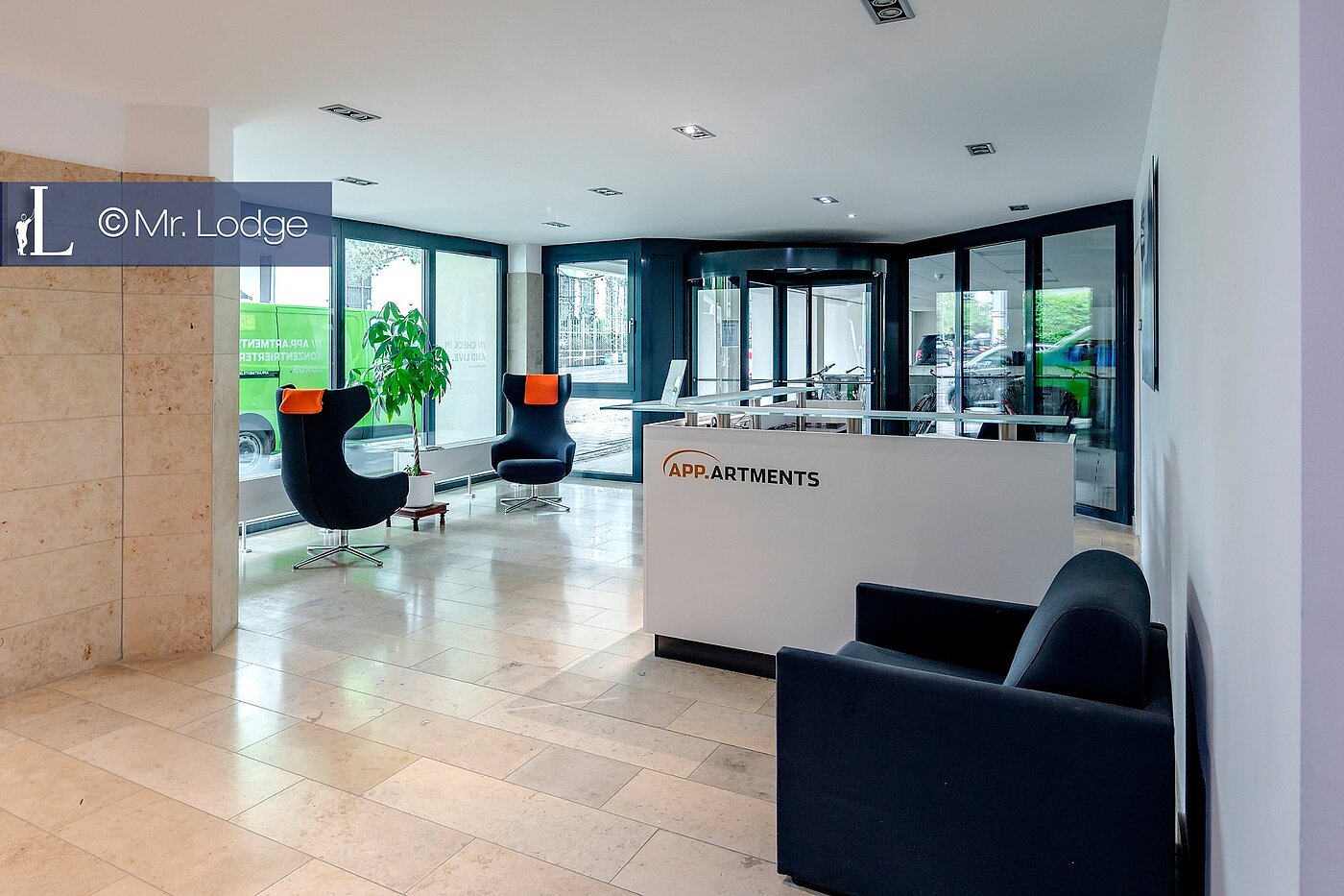 Appartement avec 1 pièce | München-Bogenhausen | 1802ML4 | Empfangsbereich mit Concierge