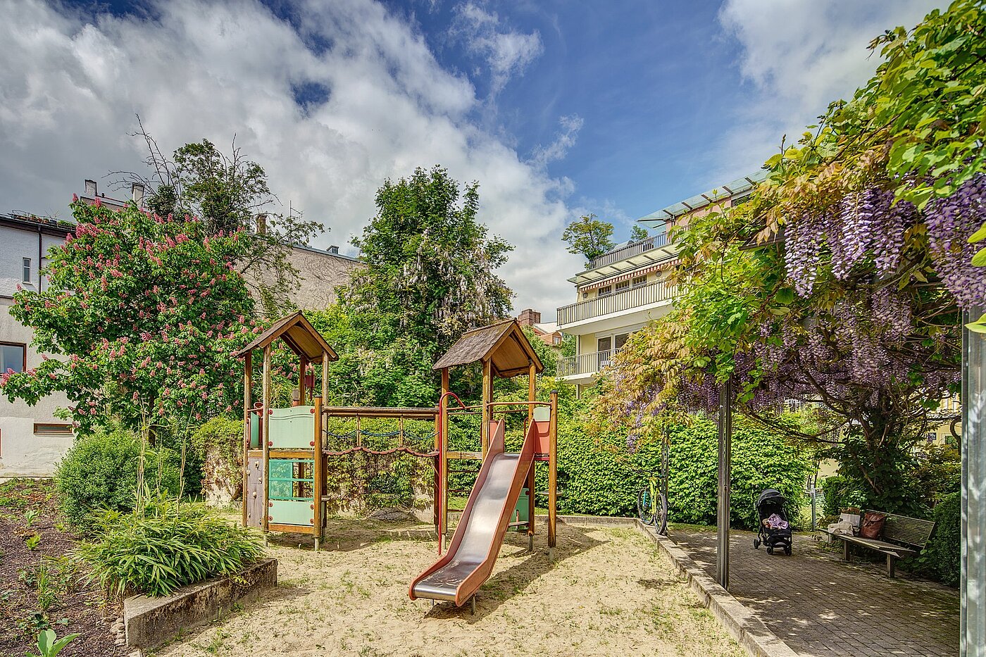 Appartement avec 1 pièce | München-Isarvorstadt | 2104ML6 | grüne Innenhoflage