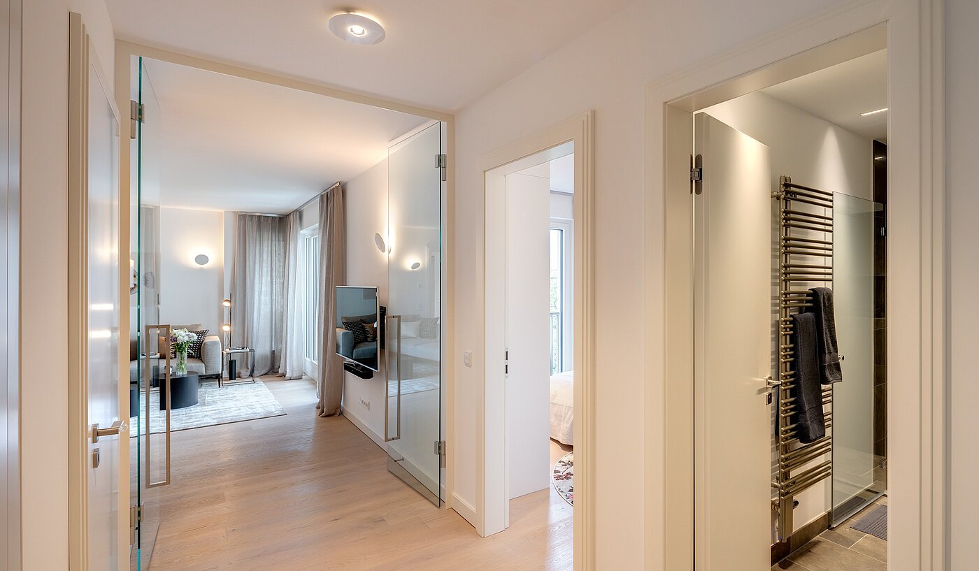 Appartement avec 3 pièces | 70046 | Blick vom Eingang kommend