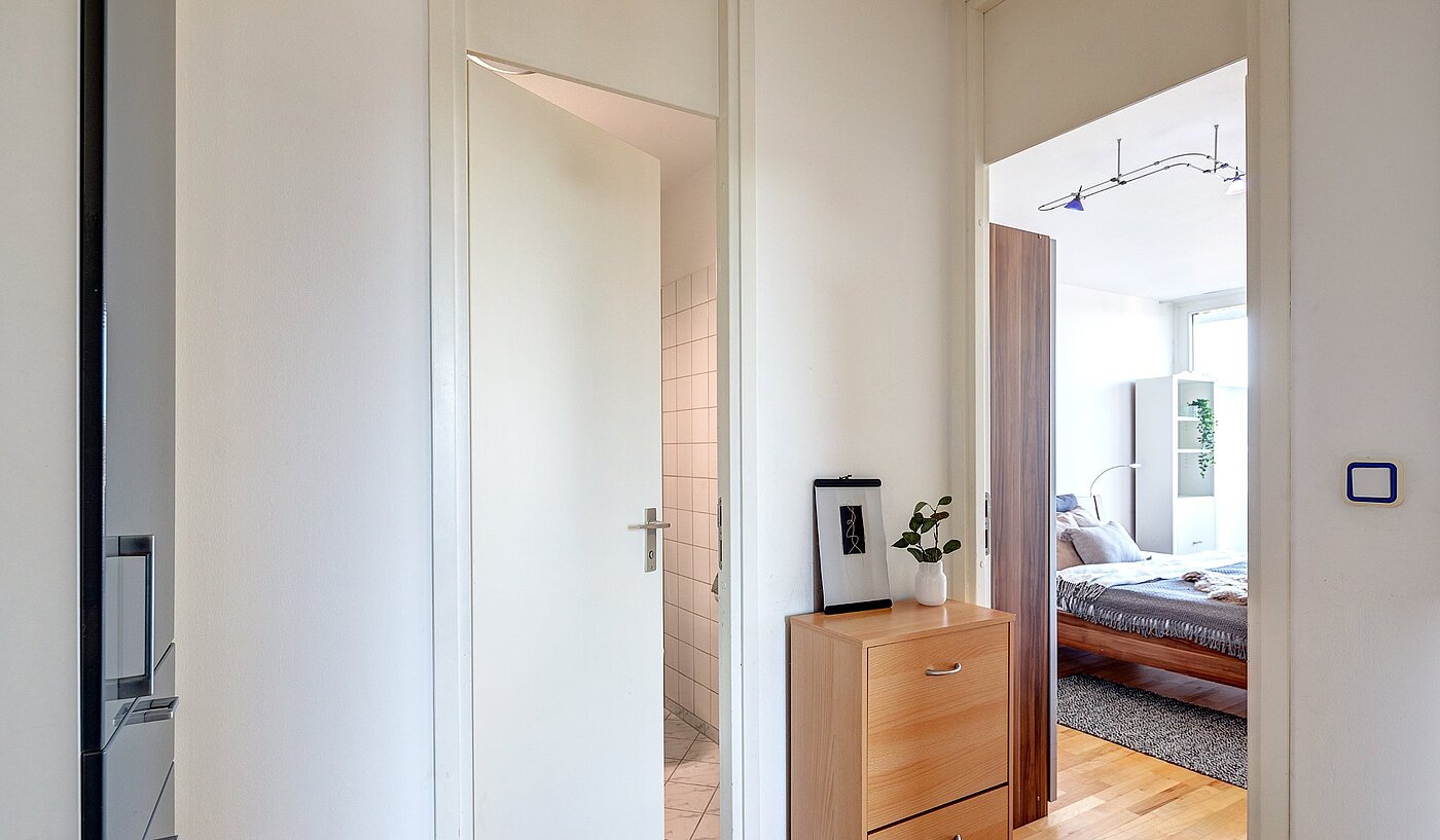 Appartement avec 2 pièces | München-Sendling-Westpark | 2010ML9 | Zugang zum Bad u. Schlafzimmer