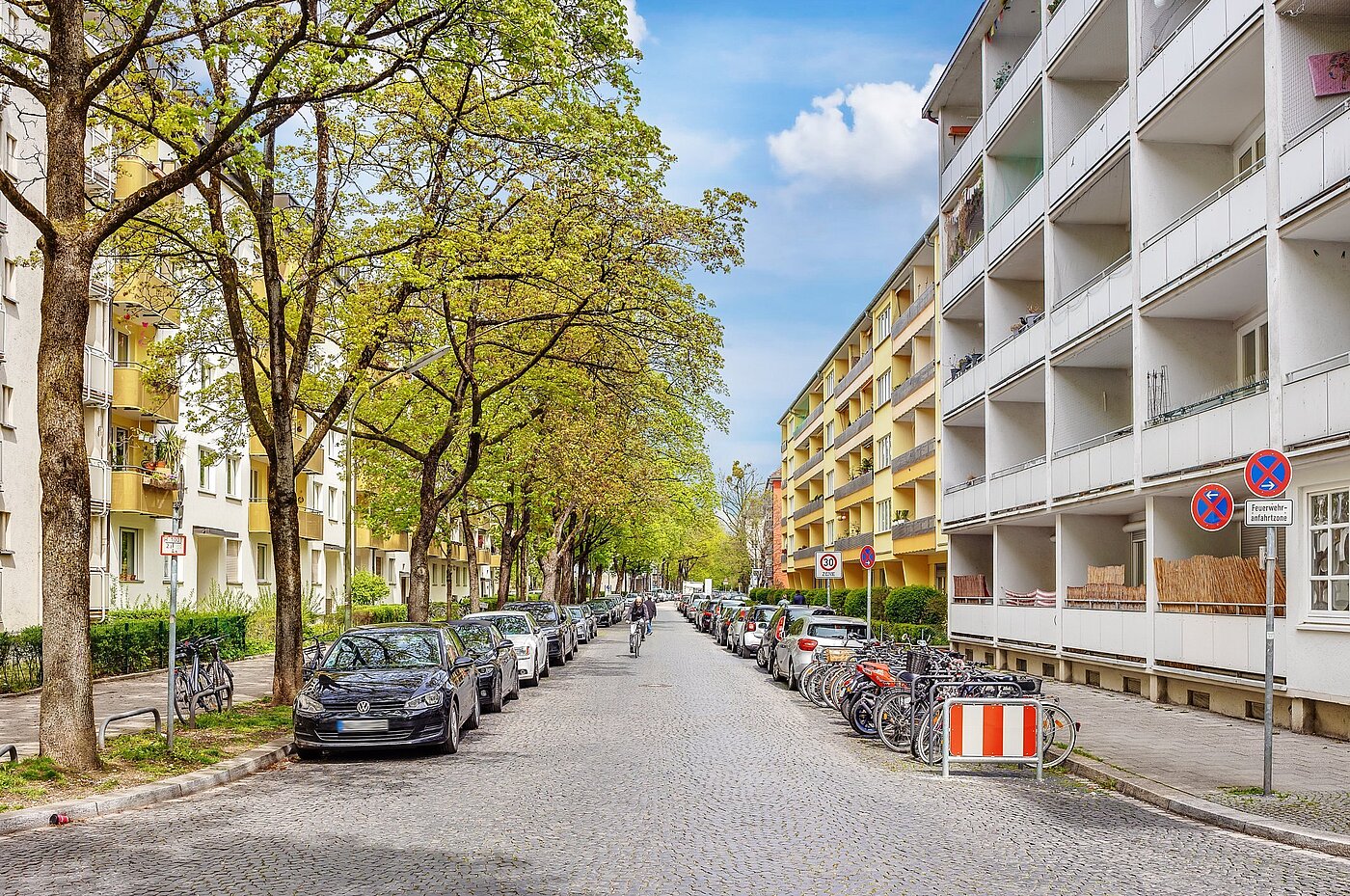 Appartement avec 1 pièce | München-Schwabing | 2105ML1 | Balkonausrichtung