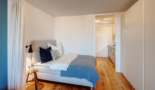 Appartement avec 1 pièce | München-Bogenhausen | 70457 | Gemütliches Bett
