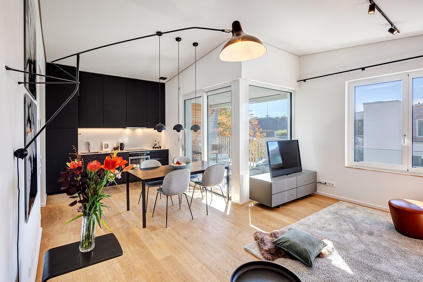 Appartement au dernier étage avec 2 pièces | München-Maxvorstadt | 701661 | Schicke Einbauküche