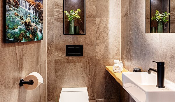 Appartement au rez-de-chaussée avec 3 pièces | Bad Wiessee | 70053 | Gäste WC