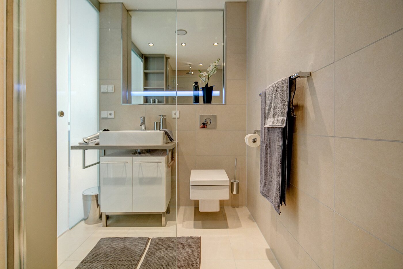 Appartement avec 1 pièce | München-Bogenhausen | 1807ML5 | Duschbad mit Glasschiebetür...
