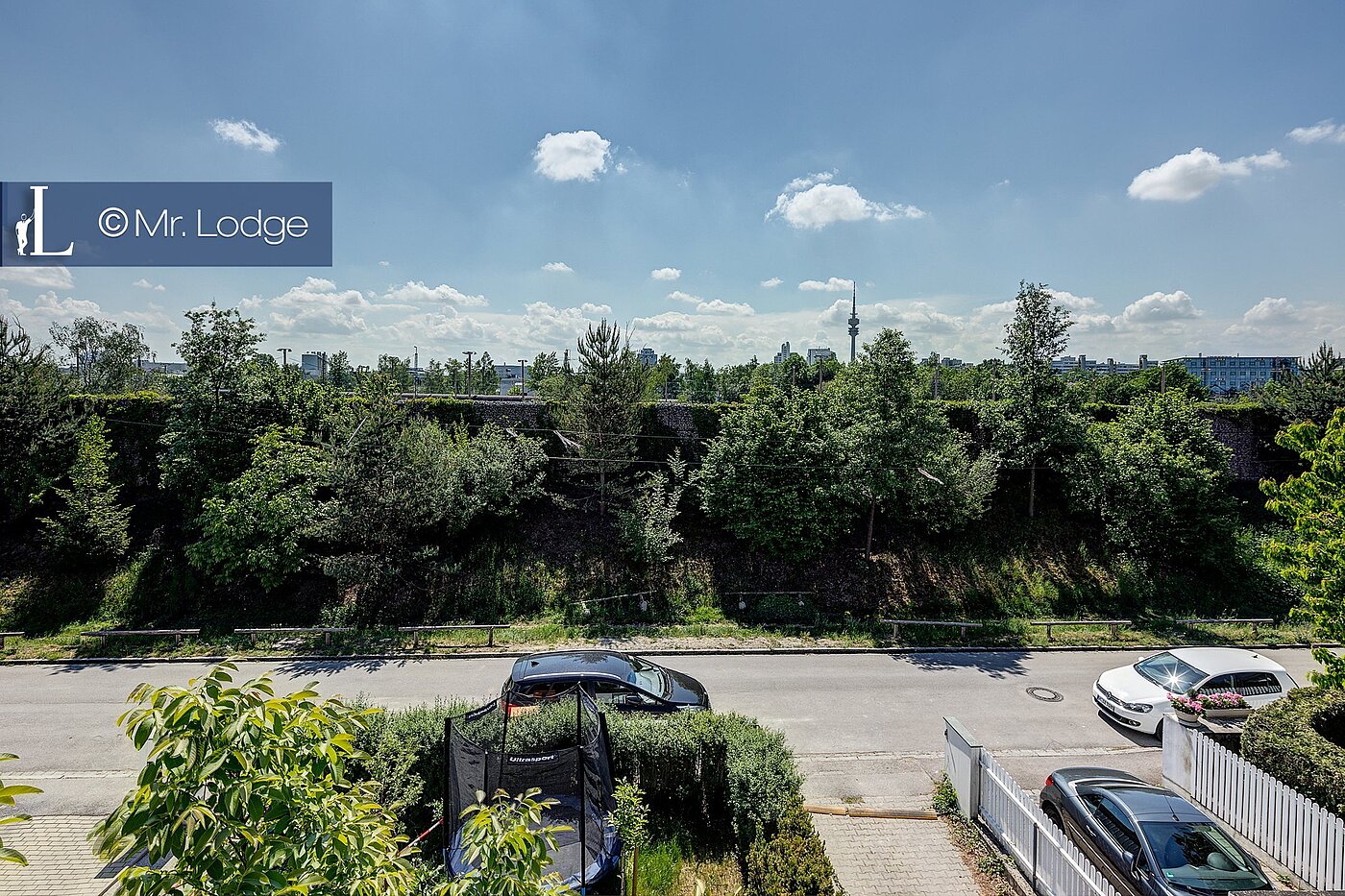 Appartement au dernier étage avec 3 pièces | München-Hasenbergl | 1803D9 | Blick vom Balkon