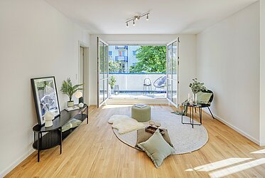 Laim : Charmant appartement rénové de 2 pièces - libre
