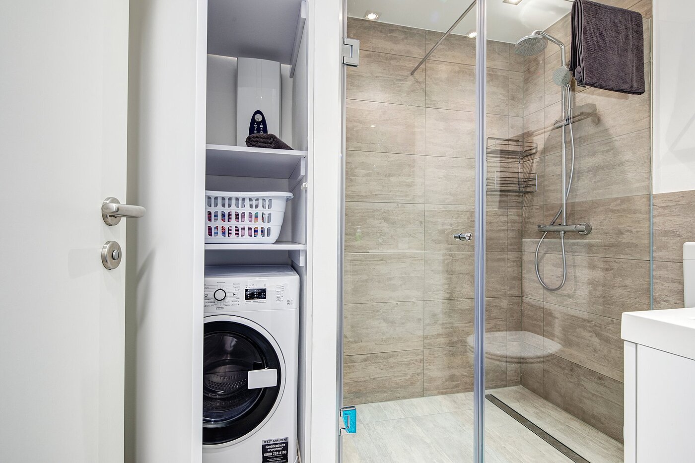 Appartement avec 1 pièce | München-Milbertshofen | 2101ML2 | ...mit begehbarer Dusche