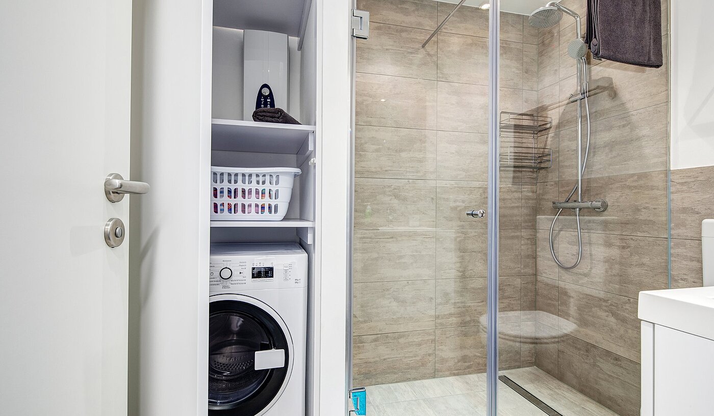 Appartement avec 1 pièce | München-Milbertshofen | 2101ML2 | ...mit begehbarer Dusche