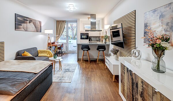 Apartment avec 1 pièce | München-Milbertshofen | 70183 | Schlaf- Wohnraum